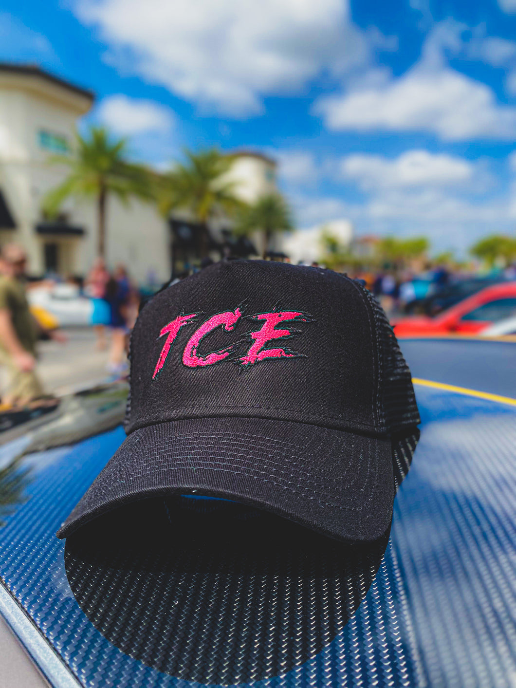 TCE Pink - Trucker Hat - Black