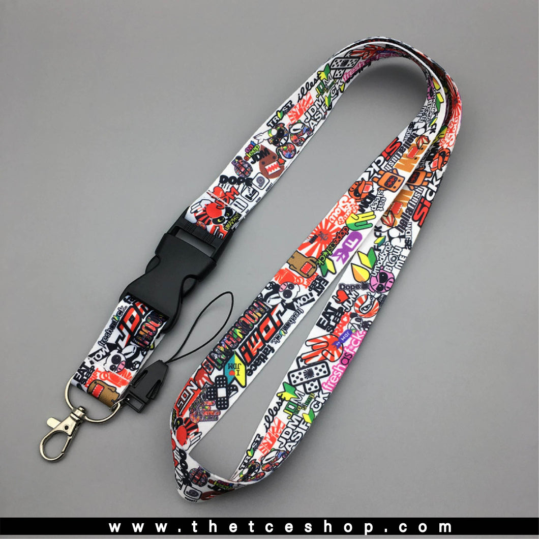 Sticker Bomb JDM Lanyard